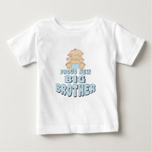 Proud New Big Brother Boy Baby T-shirt