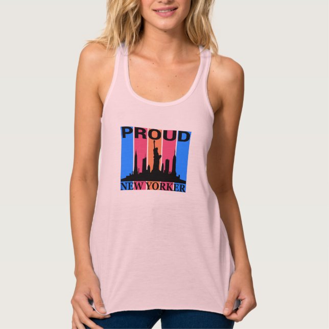 Proud New Yorker - New York Lover Tank Top (Vorderseite)