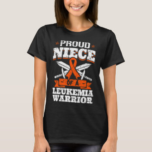 Proud Nichte einer Leukämie Warrior Awareness Bloo T-Shirt