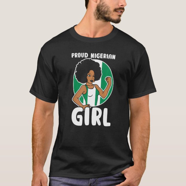 Proud Nigerian Girl Nigeria Women T-Shirt (Vorderseite)
