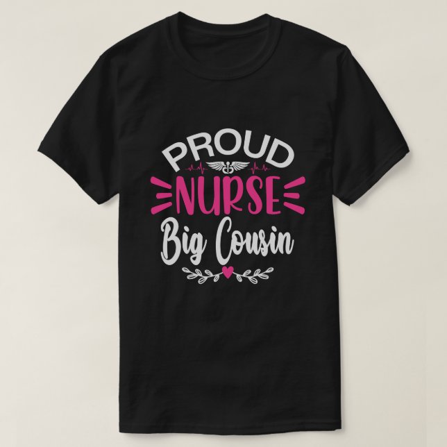 Proud Nurse AUNT Nursing T-Shirt (Design vorne)