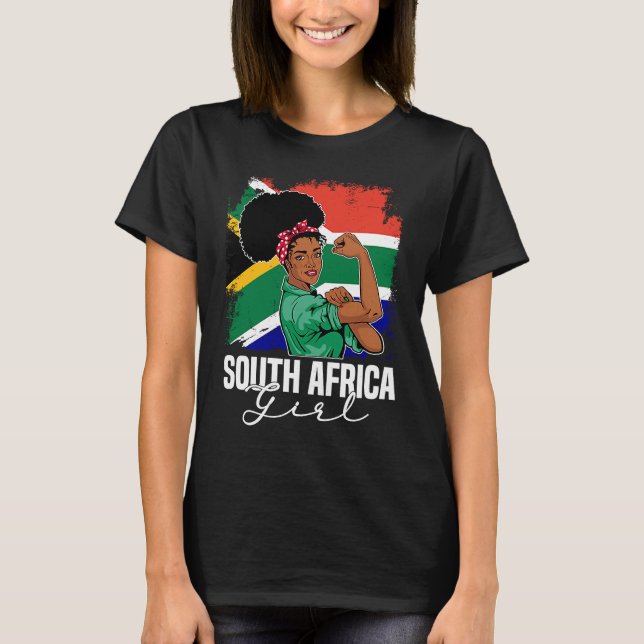 Proud Of My South Africa Roots South African BHM A T-Shirt (Vorderseite)