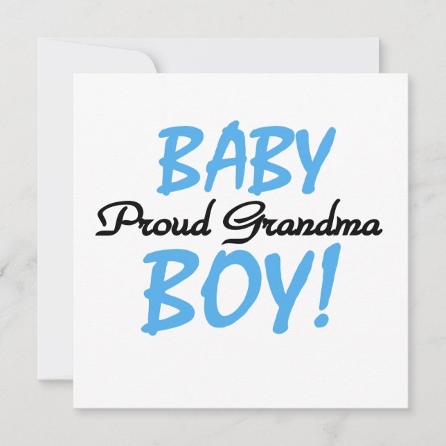 Proud Oma Baby Boy Geschenke (Vorderseite)