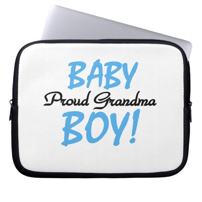 Proud Oma Baby Boy Geschenke Laptopschutzhülle (Vorderseite)
