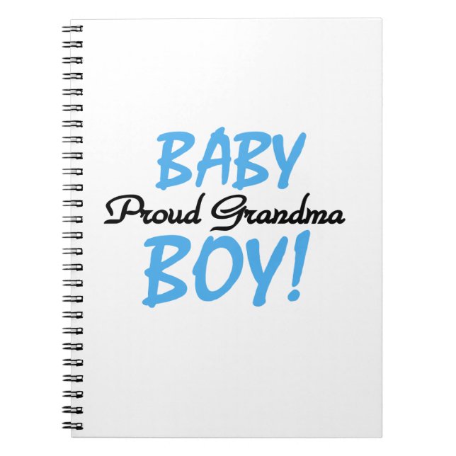 Proud Oma Baby Boy Geschenke Notizblock (Vorderseite)