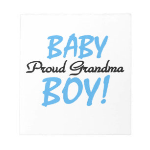 Proud Oma Baby Boy Geschenke Notizblock