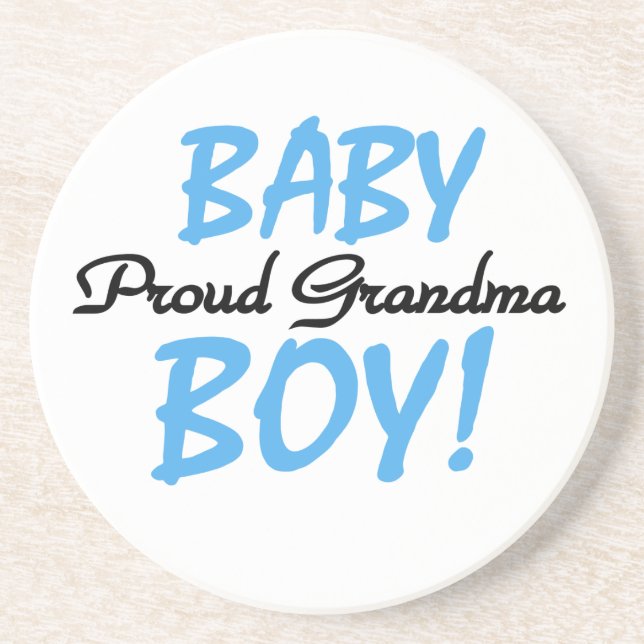Proud Oma Baby Boy Geschenke Untersetzer (Vorne)