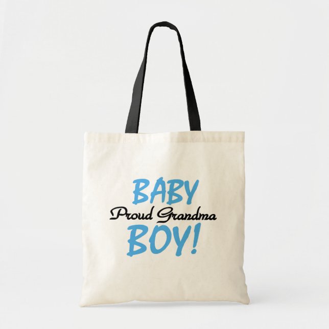 Proud Oma Baby Boy T Shirts und Geschenke Tragetasche (Vorne)