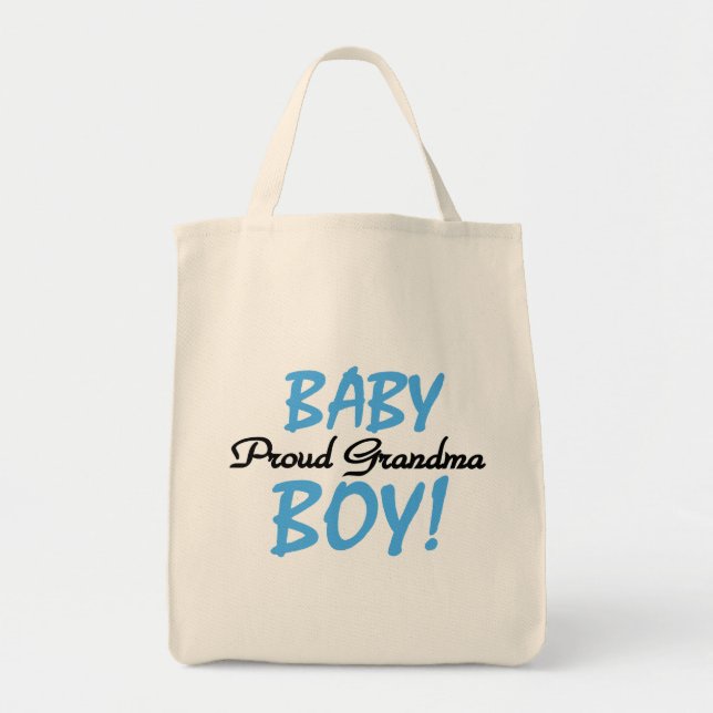 Proud Oma Baby Boy T Shirts und Geschenke Tragetasche (Vorne)