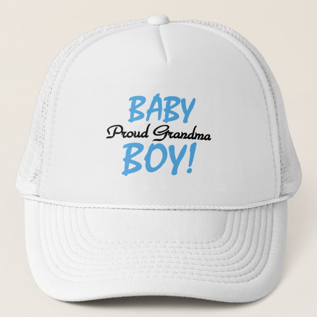 Proud Oma Baby Boy T Shirts und Geschenke Truckerkappe (Vorderseite)