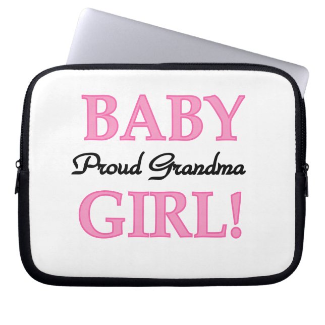 Proud Oma Baby Girl Geschenke Laptopschutzhülle (Vorderseite)