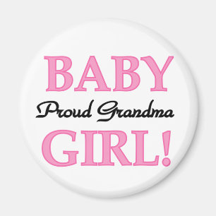 Proud Oma Baby Girl Tshirts und Geschenke Magnet