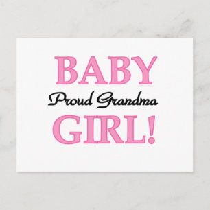 Proud Oma Baby Girl Tshirts und Geschenke Postkarte