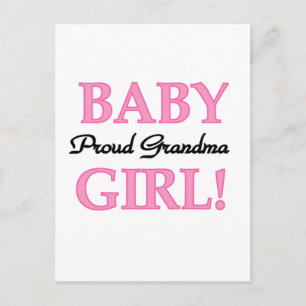 Proud Oma Baby Girl Tshirts und Geschenke Postkarte