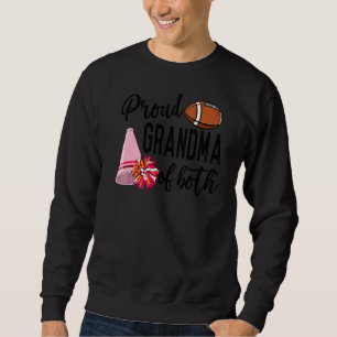 Proud Oma Cheerleader Football Player Grand Sweatshirt