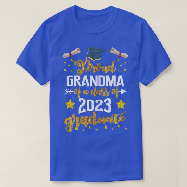 Proud-Oma der Frauen der Klasse 2023 T-Shirt (Design vorne)