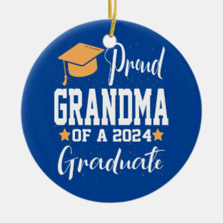 Proud Oma eine Klasse von 2024 Graduate Dinosaurie Keramik Ornament