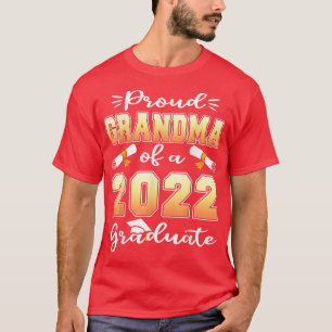 Proud Oma einer Klasse von 2022 Graduierte Senior T-Shirt
