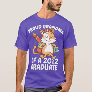 Proud Oma einer Klasse von 2022 Niedlicher Katze m T-Shirt