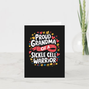 Proud Oma einer Sichelzellkriegerzelle Karte