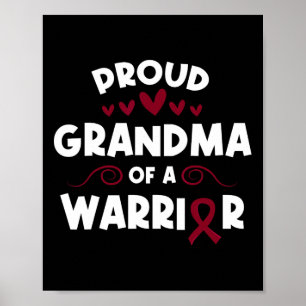 Proud Oma einer Sichelzellkriegerzelle Poster