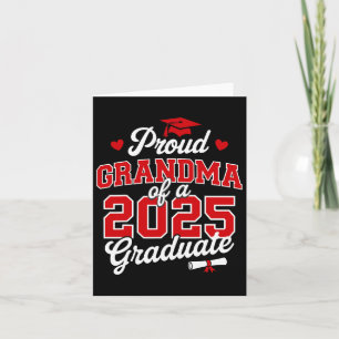 Proud Oma eines CL of 2025 Graduate Senior Grad Karte