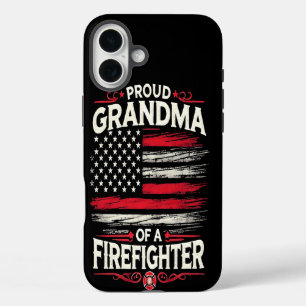 Proud Oma eines Feuerwehrmanns iPhone 16 Plus Hülle