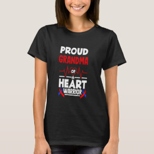 Proud Oma eines Herzkriegers CHD Bewusstsein T-Shirt