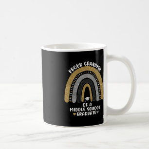 Proud Oma eines Mittelschulgraduates Regenbogen Kaffeetasse