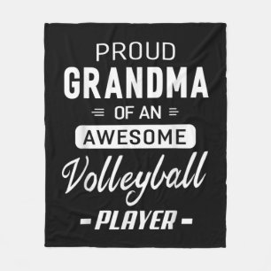 Proud Oma eines Phantastischen Volleyballspielers Fleecedecke