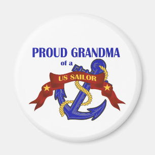 Proud Oma eines US-Seeleuten Magnet