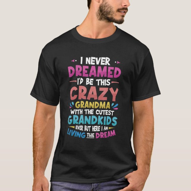 Proud Oma Lieben Grandkids Oma T-Shirt (Vorderseite)