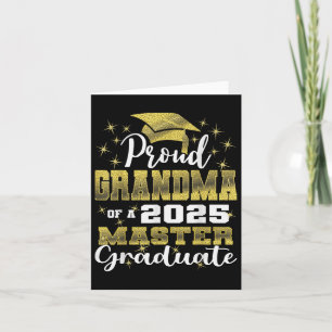 Proud Oma of 2025 Cl Master Graduate Family Karte