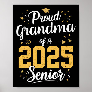 Proud Oma of a 2025 Senior 2025 Cl of 2025 Gra Poster