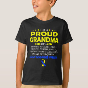Proud Oma of Down Syndrome Warrior T-Shirt