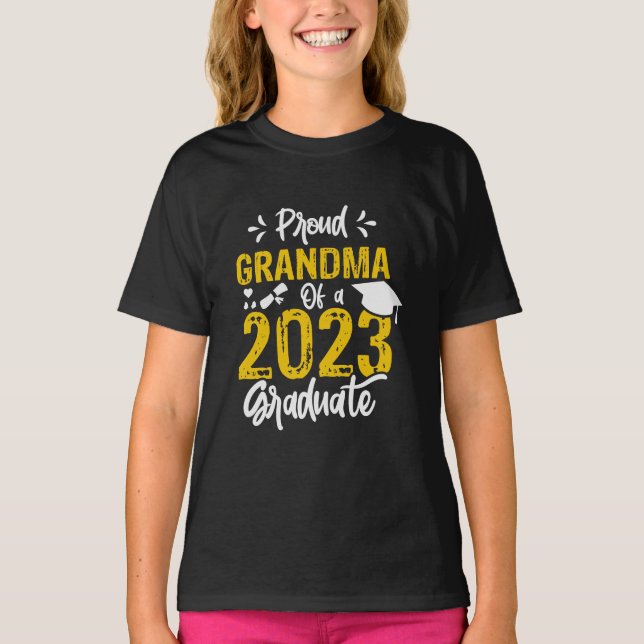 Proud Oma of Graduate 2023 T-Shirt (Vorderseite)