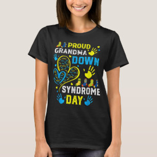 Proud Oma T21 World Down Syndrome Awareness Da T-Shirt