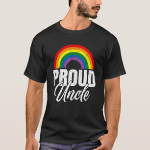 Proud Onkel Ally LGBT Lesbischer Gay Pride Monat L T-Shirt