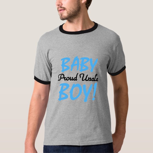 Proud Onkel Baby Boy T - Shirt und Geschenke (Vorderseite)