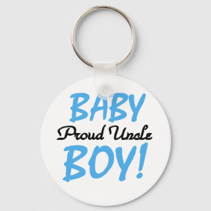 Proud Onkel Baby Boy T - Shirt und Geschenke Schlüsselanhänger