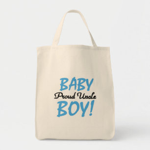 Proud Onkel Baby Boy T - Shirt und Geschenke Tragetasche