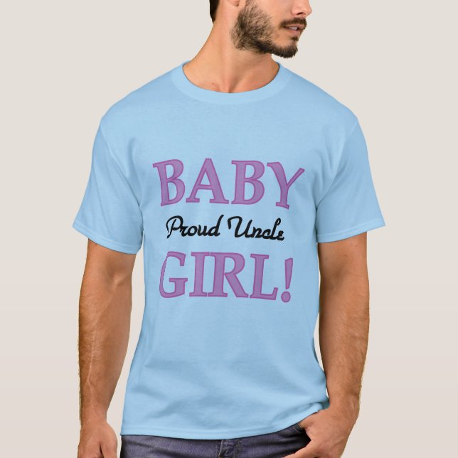 Proud Onkel Baby Girl Tshirts und Geschenke (Vorderseite)
