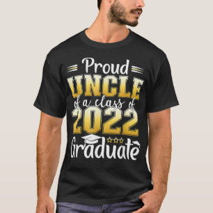 Proud Onkel einer Klasse von 2022 Hochschulabsolve T-Shirt