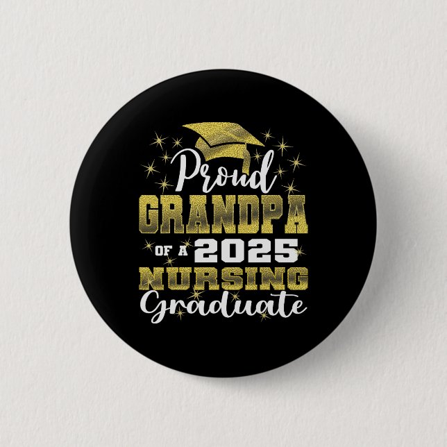 Proud Opa Cl von 2025 Krankenschwester Button (Vorderseite)