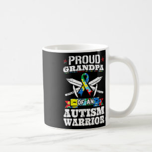 Proud Opa eines Autismus Kriegers Autistische Ware Kaffeetasse