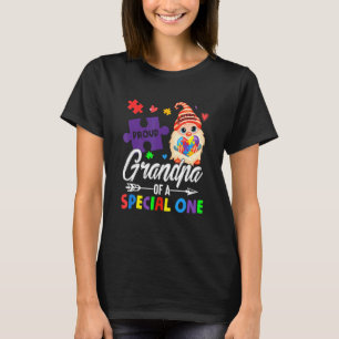 Proud Opa eines besonderen Puzzle Gnome Autismus T-Shirt