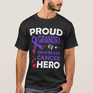 Proud Opa eines krebserregenden Helden-Kriegers T-Shirt