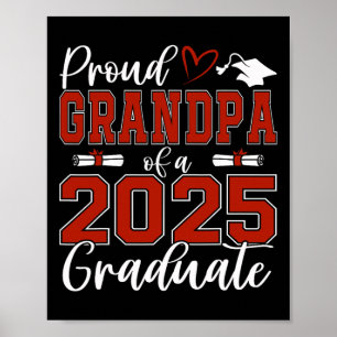 Proud Opa mit einer Cl von 2025 Grad Grad Poster