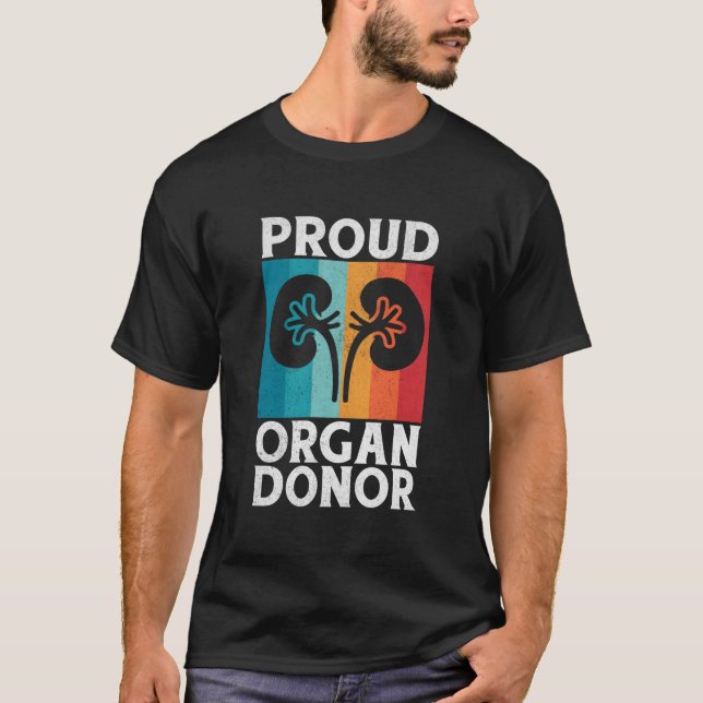 Proud Organ Donor T-Shirt (Vorderseite)