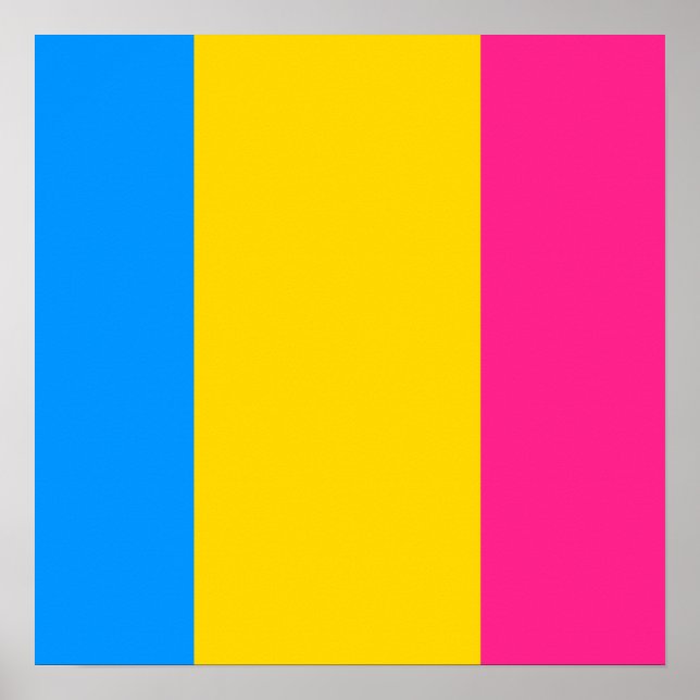 Proud Pansexual Poster (Vorne)